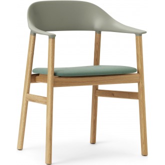 Synergy Dusty green / chêne - fauteuil Herit