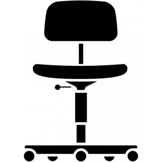 chaise Kevi 2534u – entièrement rembourrée – H40-53cm (A)