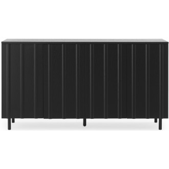 45 x 159 x H86,5 cm – Soft Black – RIB Sideboard