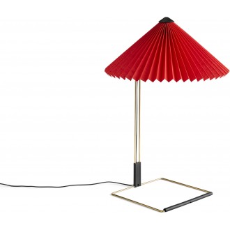 Lampe de table Matin – Ø38 x H52 cm – Rouge vif