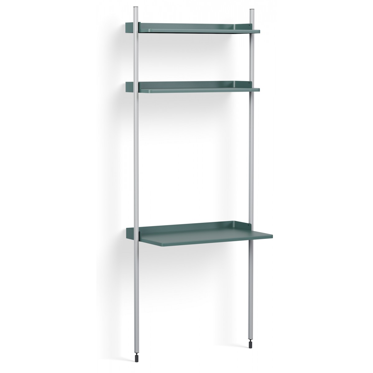 Blue Shelves + Anodised Aluminium Profiles – Pier System 11