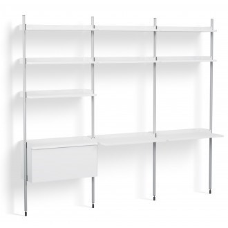 White Shelves + Anodised...