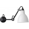 black / round polycarbonate - Gras 204 - wall lamp