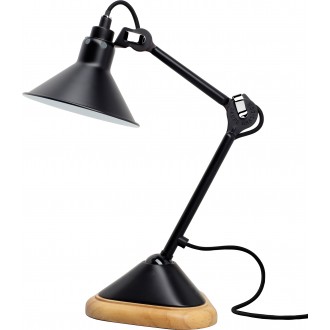 noir / cône noir - Gras 207 - lampe de table