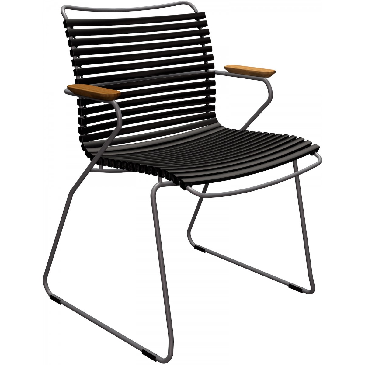 Black (20) - Click dining chair with armrests