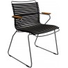 Black (20) - Click dining chair with armrests