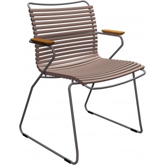 Sand (62) - Click dining chair with armrests