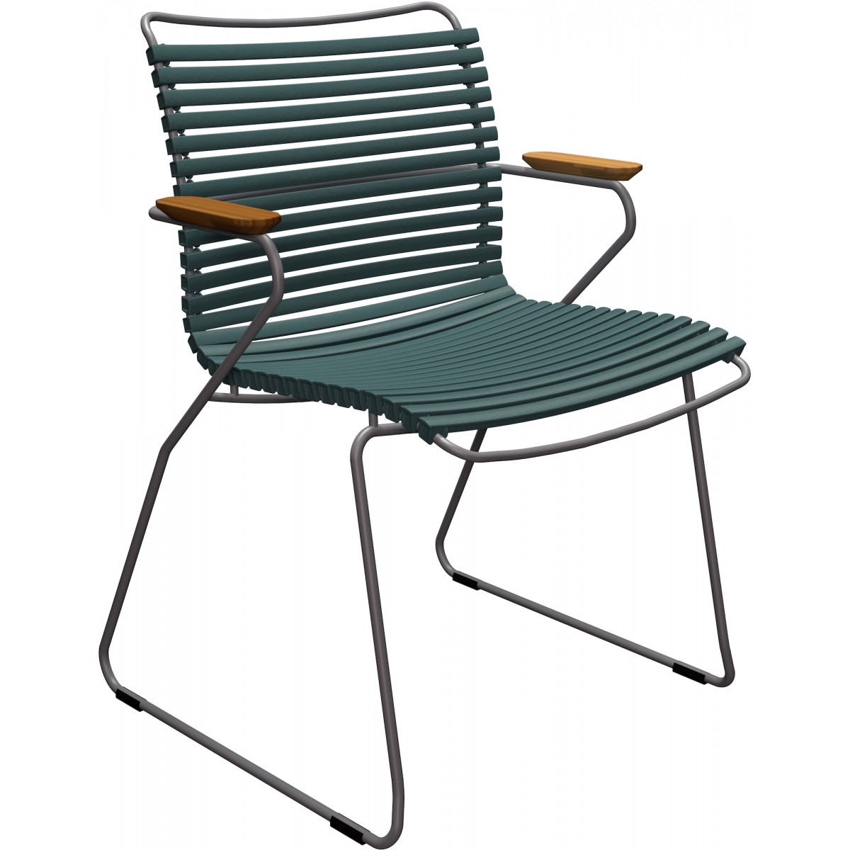 Pine green (11) - Click dining chair with armrests