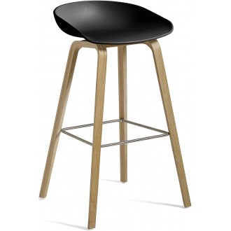 AAS32 Bar stool Black shell...