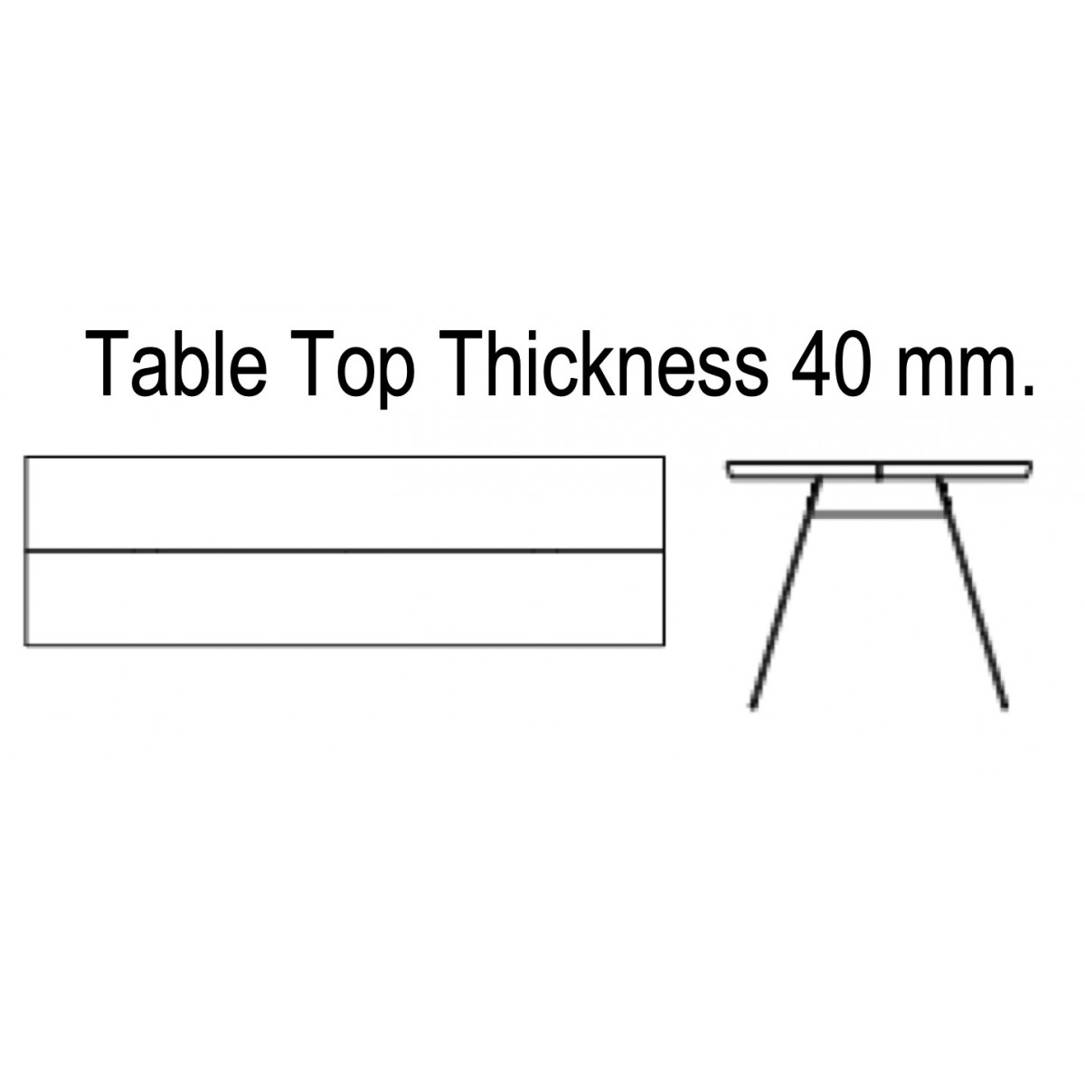 300x100cm - Plank table GM3200