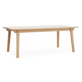 chêne - 90x300cm - table rectangulaire Slice
