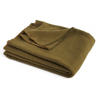 Olive - plaid Mono Blanket
