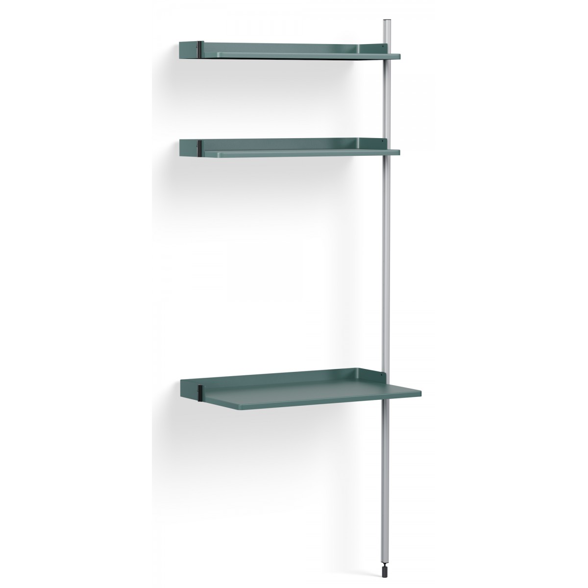 Blue Shelves + Anodised Aluminium Profiles – Pier System 10