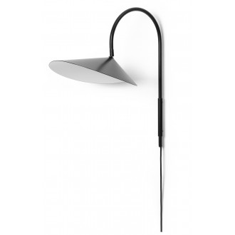 Arum swivel wall lamp - black - short