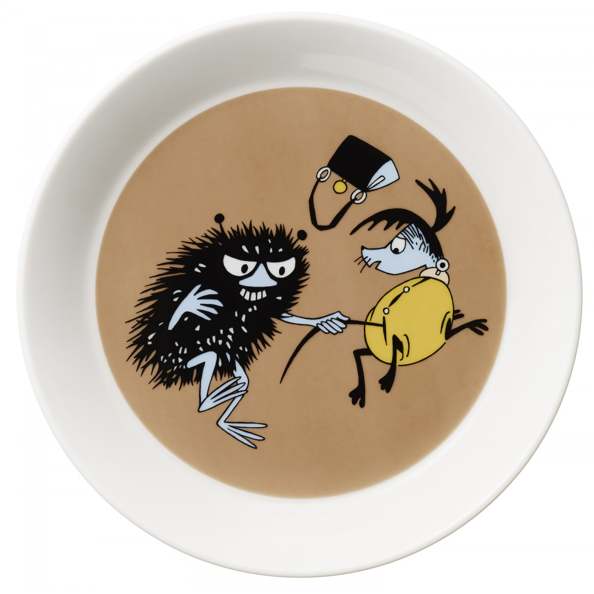 Stinky in action - Moomin plate