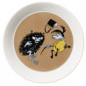 Stinky in action - assiette Moomin