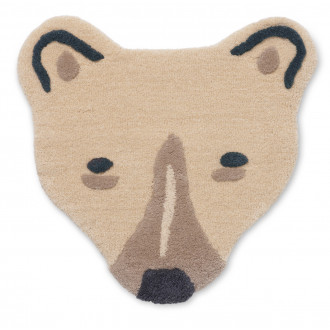 Polar bear Head - tufted rug