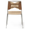 chrome/oak/cognac - Torso chair