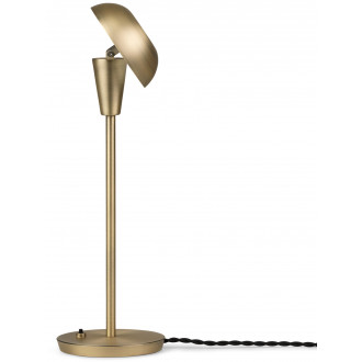 Tiny table lamp - brass plated iron