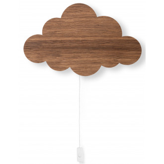 Cloud wall lamp - smoked oak