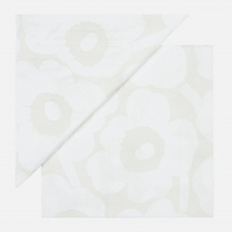 UNIKKO white grey paper napkins 552698