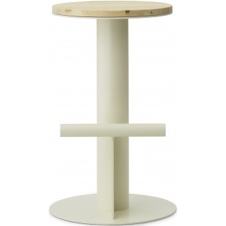 Pole bar stool - Low - Sand