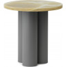 Dit Table – Grey Frame + Honey Onyx Tabletop