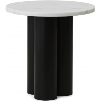Dit Table – Brown Frame + White Carrara Tabletop