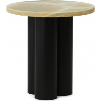 Dit Table – Brown Frame + Honey Onyx Tabletop