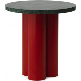 Dit Table – Bright Red Frame + Verde Marina Tabletop