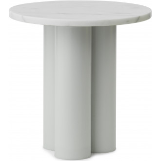 Dit Table – Light Green Frame + White Carrara Tabletop