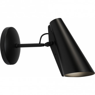 black / black - Birdy short wall lamp