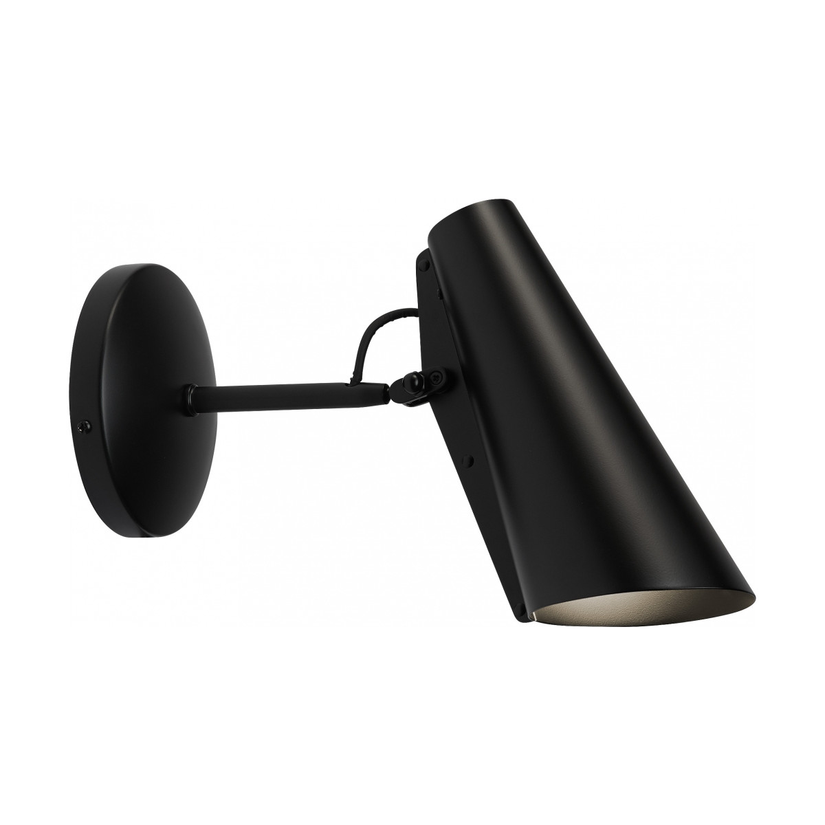 black / black - Birdy short wall lamp