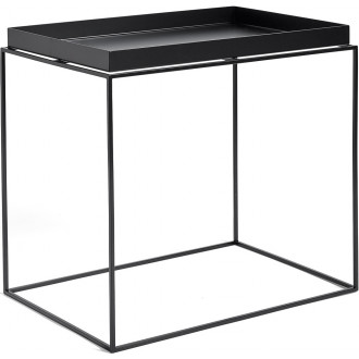 Table Tray L – 60 x 40 x H54 cm – Noir