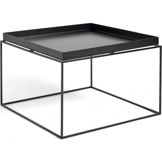 Table Tray Coffee – 60 x 60 x H39 cm – Noir