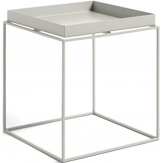 Tray Table M – 40 x 40 x H44 cm – Warm grey