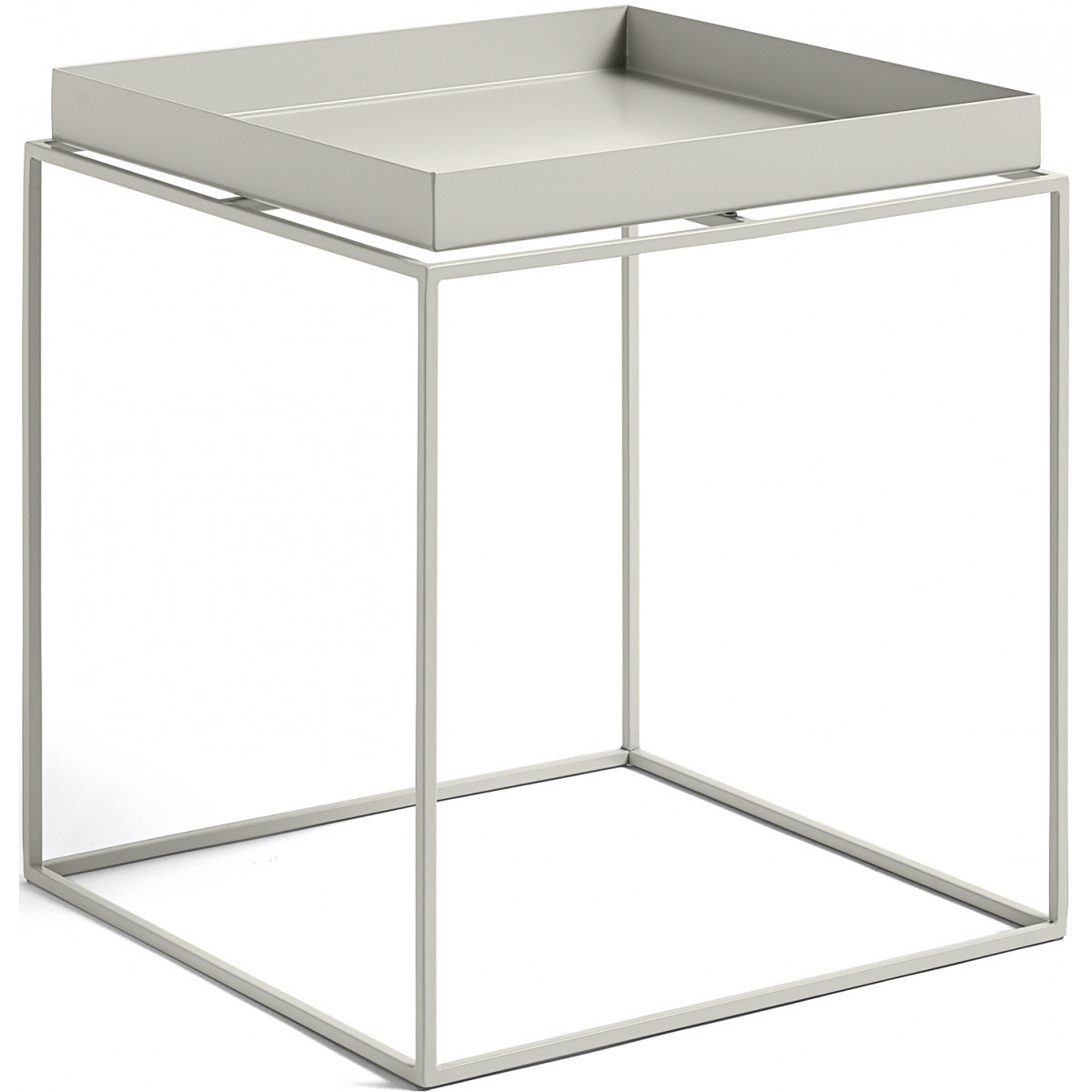 Tray Table M – 40 x 40 x H44 cm – Warm grey
