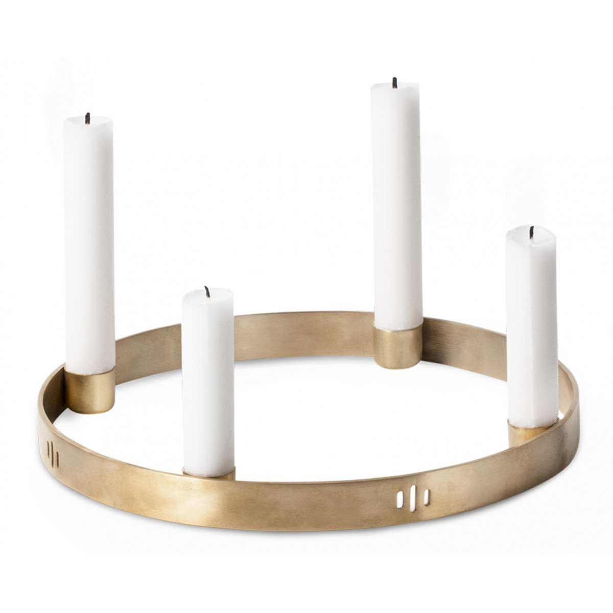 Ø25cm - brass - Circle candle holder