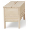 white oiled oak - A Line storage bench n°2137