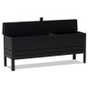 black-stained oak - A Line storage bench n°2136