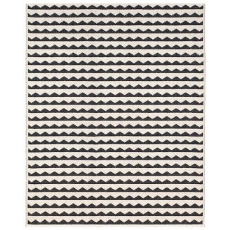 black - 150x200cm - Gittan - plastic rug