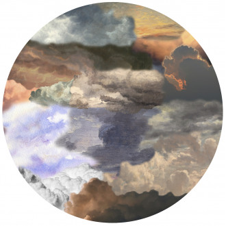 Walking on Clouds rug - round Dawn - Ø350 cm
