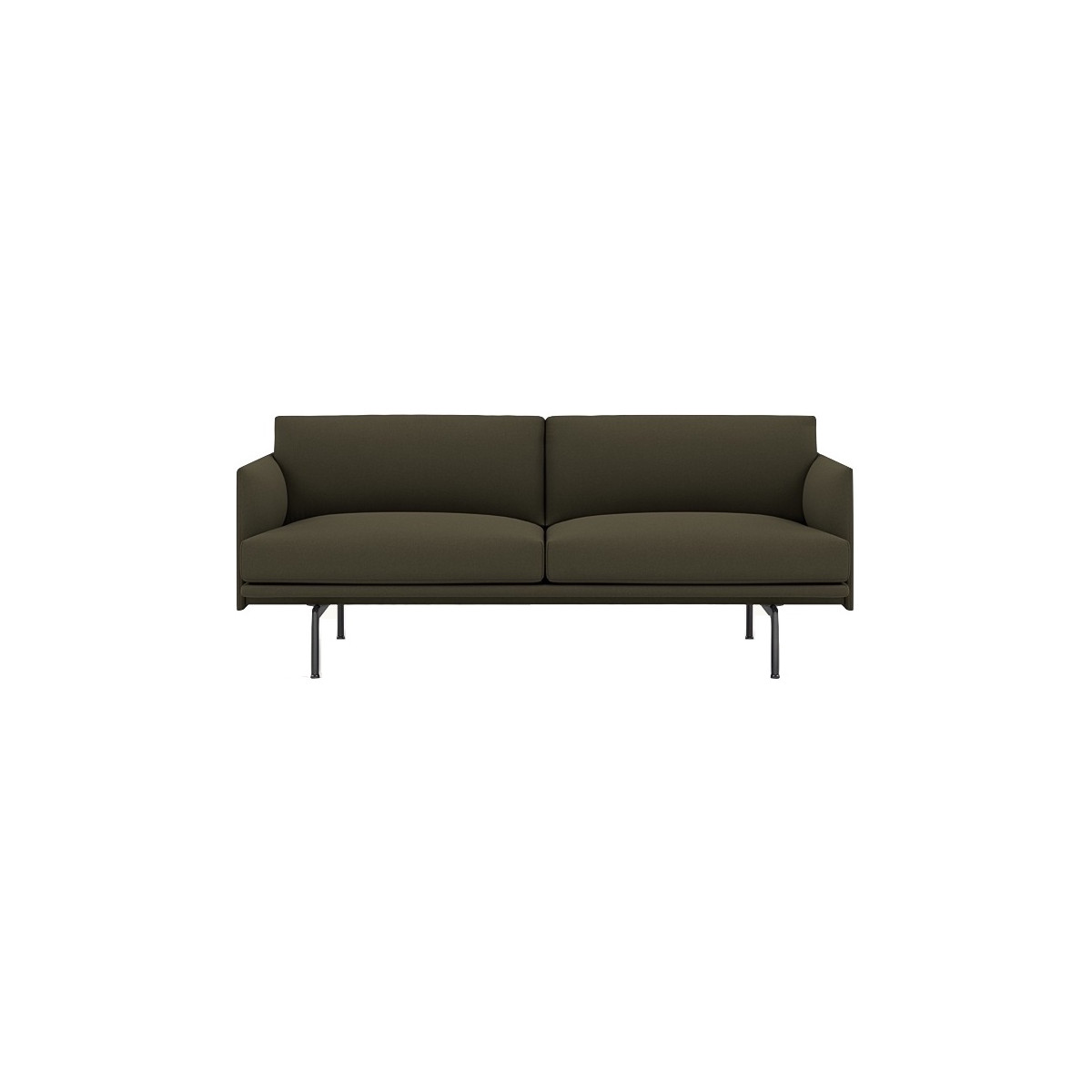Outline 2-seater sofa – Divina 984 fabric