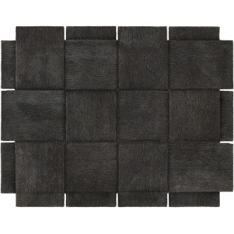 Basket rug – 240x185cm – Dark grey