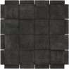 Basket rug – 245x245cm – Dark grey