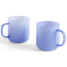 set de 2 mug 300 ml bleu jade clair – Borosilicate