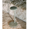 Oblique table lamp  – rust