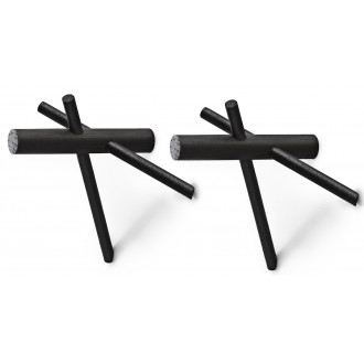 Sticks hooks set of 2 - Black