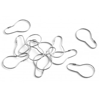 Set of 12 shower curtain rings - Hay