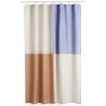 Shower curtain Check - blue